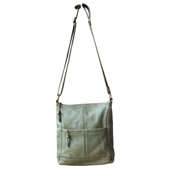 The Sak Lucia Leather MEADOW Olive Green Hobo STYLE 107528 - Picture 1 of 7